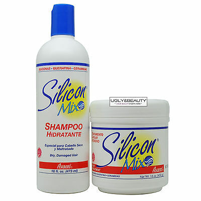 Silicon Mix Shampoo 16 Oz. + Hair Treatment 16 Oz. Set