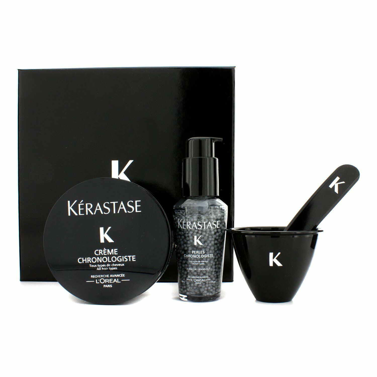 Kerastase Chronologiste Kit Cream 200ml And Pearls 50ml, New In Box!