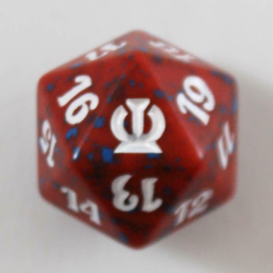Wotc Mtg Spindown D20 Life Counters Theros - Red & Blue W/white Nm